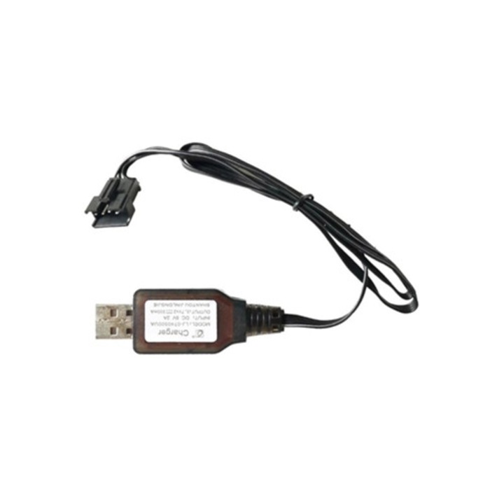 USB fordított töltőkábel lítium akkumulátorhoz 4 tűs, fordított töltő 7.4v SM4P