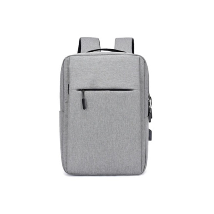 Rucsac calatorie unisex, rucsac laptop, gri, dimensiuni variate