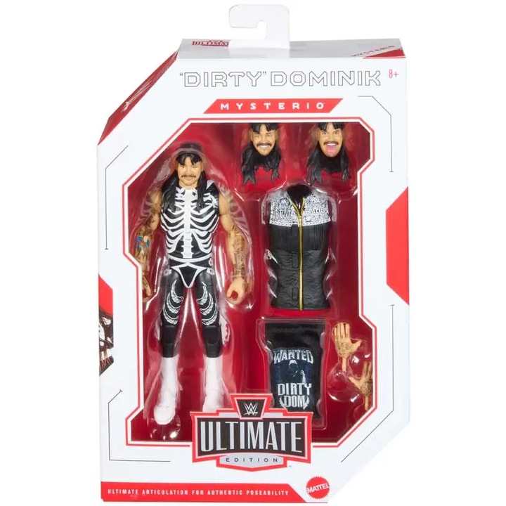 Figurina articulata 'Dirty' Dominik Mysterio WWE Ultimate Edition 15 cm