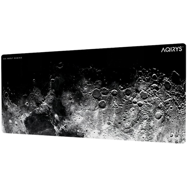 Mousepad Gaming VESTA Extra Large, AQIRYS, 900 x 400 x 4 mm, Suprafață din Microfibră, Bază Antiderapantă, Rezistent la Apă, Compatibil cu Toate Tipurile de Senzori