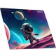 Mousepad Gaming GORDONIA Medium, AQIRYS, 450 x 400 x 4 mm, Suprafata din Microfibra, Baza Antiderapanta, Rezistent la Apa, Compatibil cu Toate Tipurile de Senzori