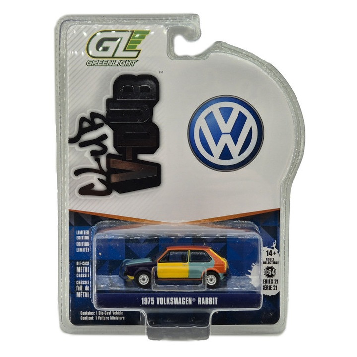 Volkswagen VW Golf Rabbit Harlequin (1975) - Greenlight - 1:64
