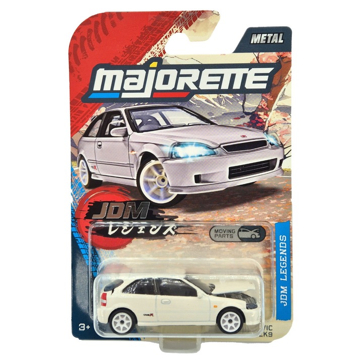 Honda Civic Type R EK9 - CHASE - Majorette - 1:64