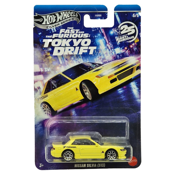 Hot Wheels Fast and Furious - Halálos iramban - Tokyo drift 5/5 - Nissan Silvia S13 - Hot Wheels - 1:64