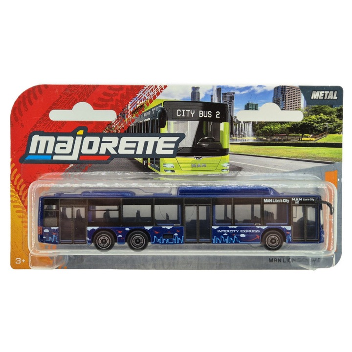 MAN Lion's city C busz - Intercity Express - Majorette - 1:64