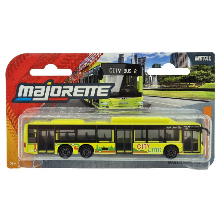 MAN Lion's city C busz - City Link - Majorette - 1:64