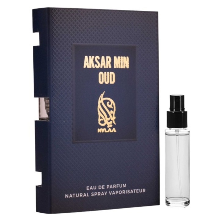 Parfüm Aksar Min Oud, Nylaa, 2 ml, férfiaknak