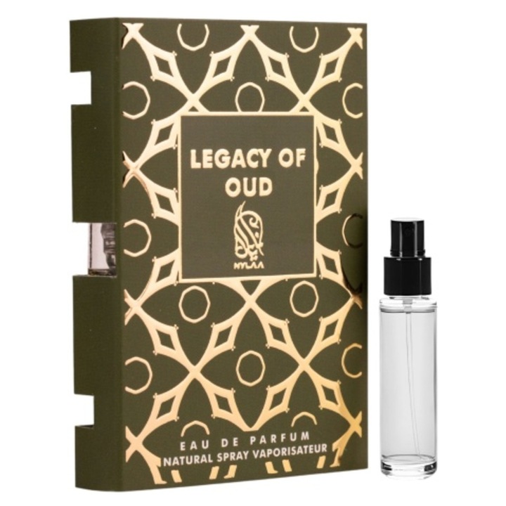 Nylaa Legacy Of Oud eau de parfum, unisex, 2 ml