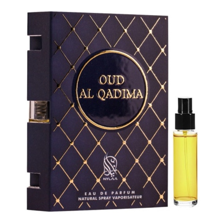 Mostra parfümvíz, Nylaa, Oud Al Qadima, 2 ml, uniszex