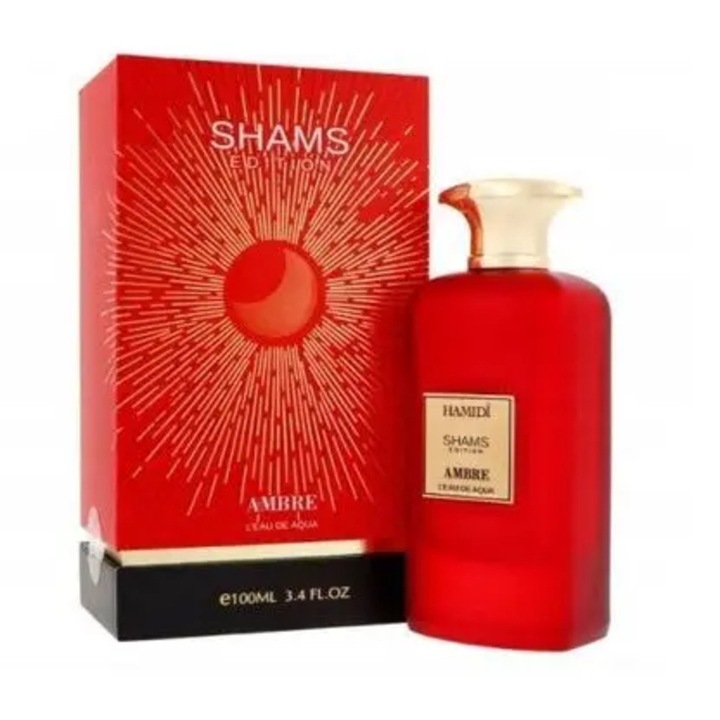Eau de parfum, Hamidi, Ambre l'eau de aqua, 100 ml