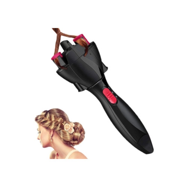 Automata hajfonó gép, hajgöndörítő, 2 funkció, fekete