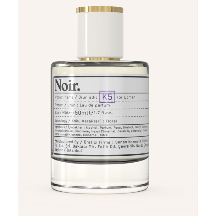 Apa de parfum Noir K5, 50ml, floral, femei