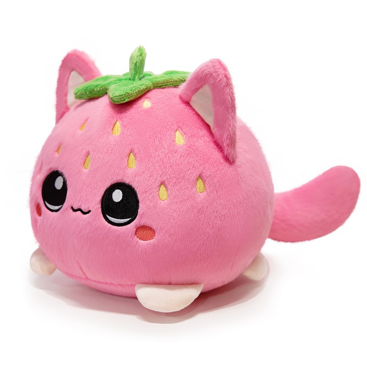 Jucarie de plus Set Pisica Capsuna, 25x25x24cm