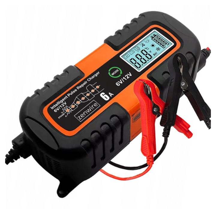 Зарядно за акумулатор 6A / 6-12V SMART