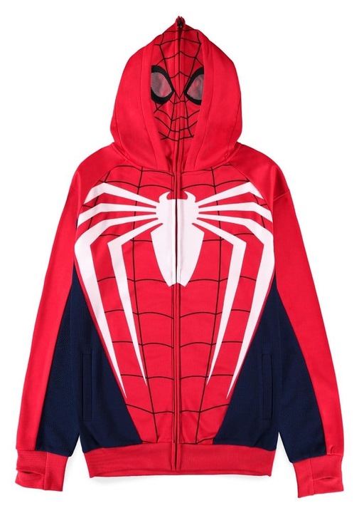 Hanorac cu fermoar Difuzed Spider-Man, poliester, marime M
