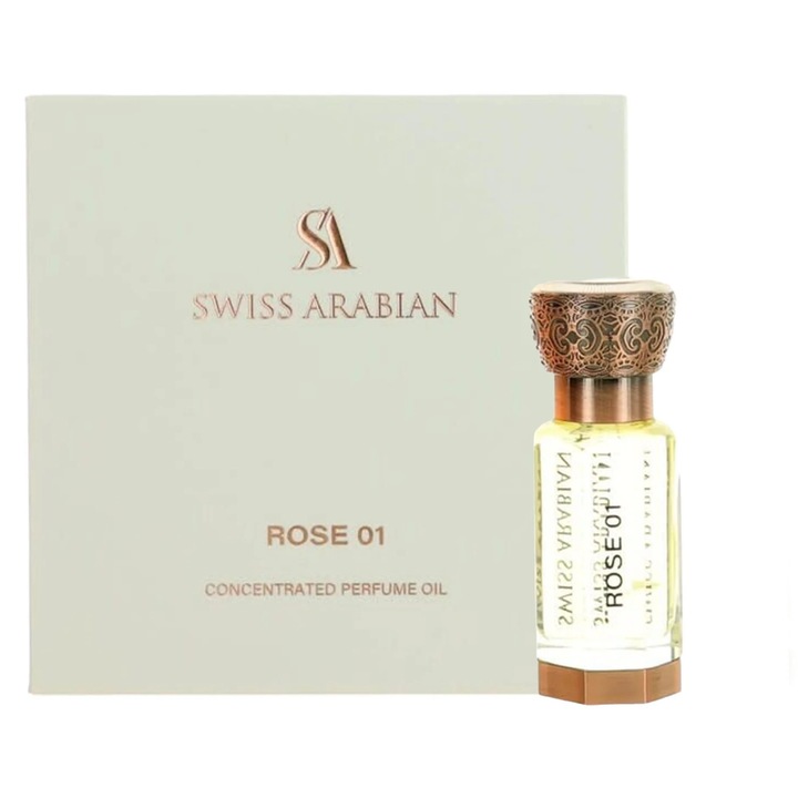 Parfum Ulei Swiss Arabian Rose 01, dama, 12 ml