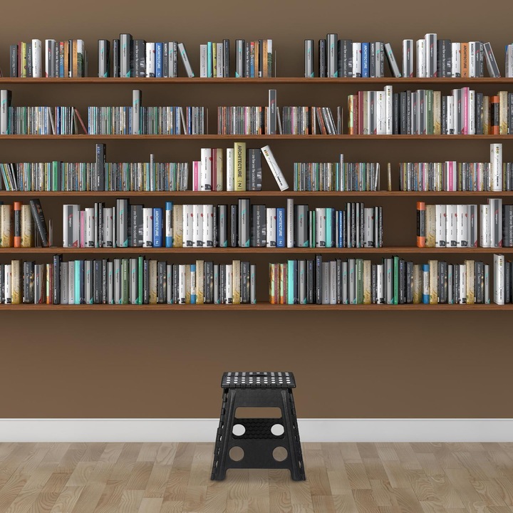 Сгъваем стол, Northio, преносим, компактен, бял, 40x30x46см