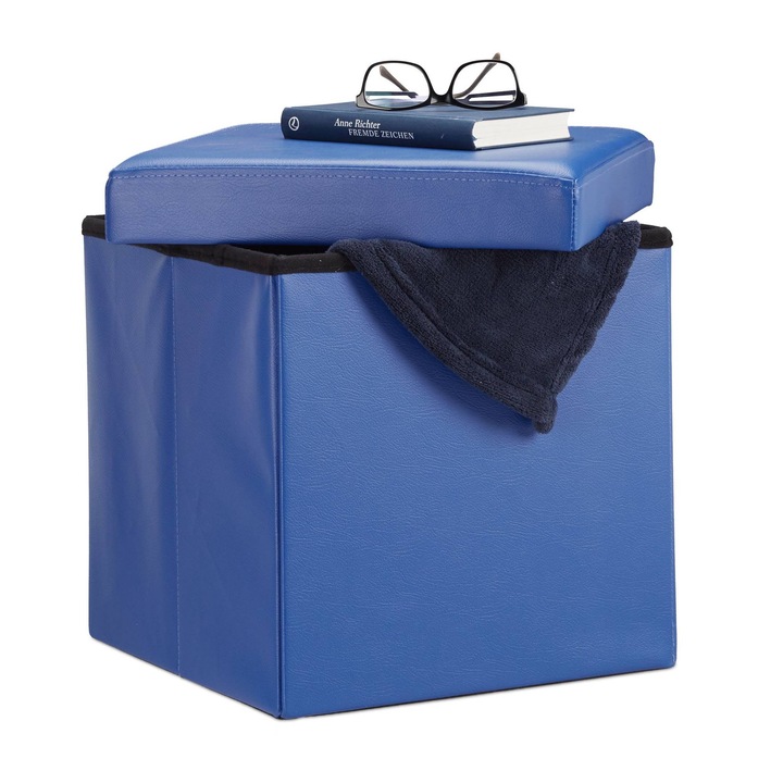 Сгъваем стол, Northio, изкуствена кожа, 40 литра, 43x8см