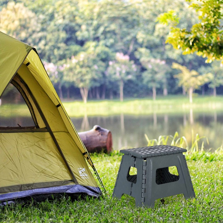 Сгъваема табуретка, Northio, 44x6см, многоцветна