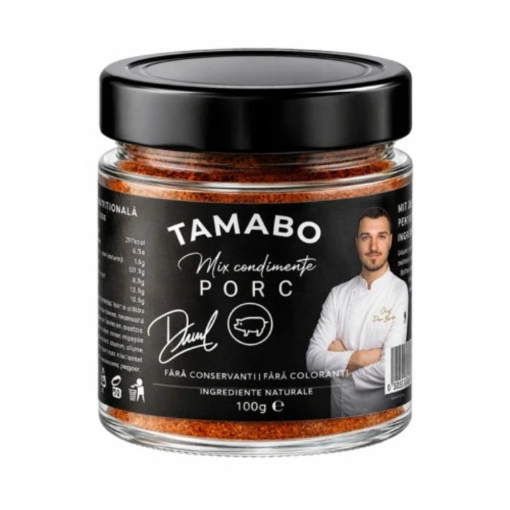 Mix de condimente pentru porc TAMABO 100g, boia dulce, piper negru, 100g