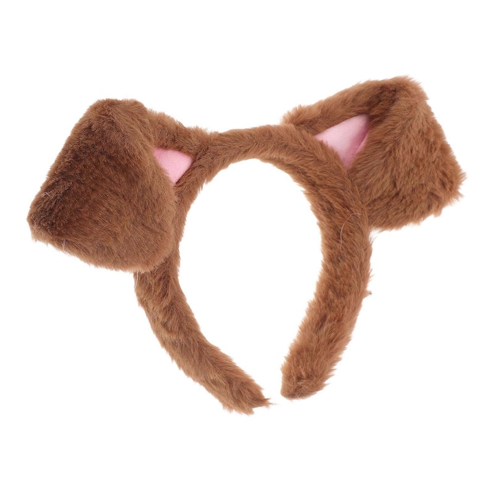 Bentita cu urechi de caine, set, culoare cafea, dimensiuni 25x17x4cm