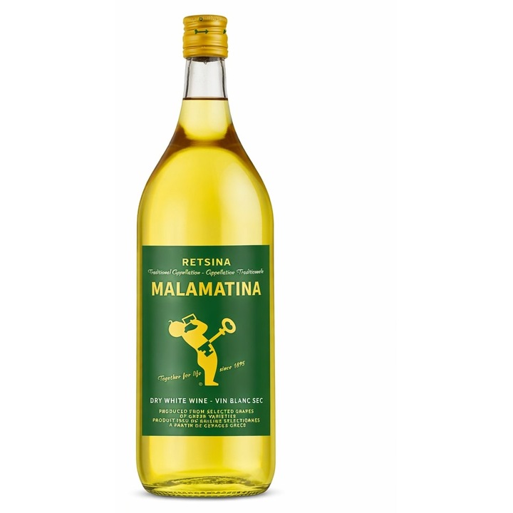 Vin alb, Retsina Malamatina 2 L
