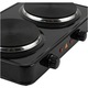 Plita electrica dubla portabila, 2500 W putere, 46x26x6 cm dimensiuni, 2.8 kg greutate