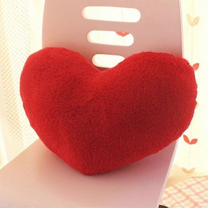 Perna moale din plus in forma de inima/stea, jucarie de plus, decor pentru pat, 47x33cm/40x40cm, gri inchis, set