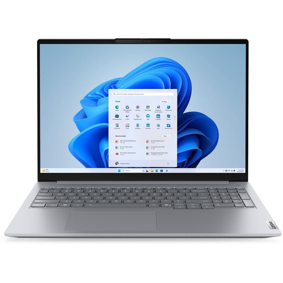 Laptop Lenovo ThinkBook 16 G9, Intel Core 7 240H, 16 GB RAM, SSD 512 GB, Gri