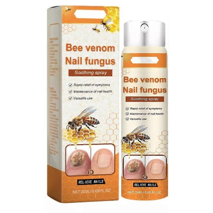 Körömápoló spray méhméreggel, 20ml, 3 db