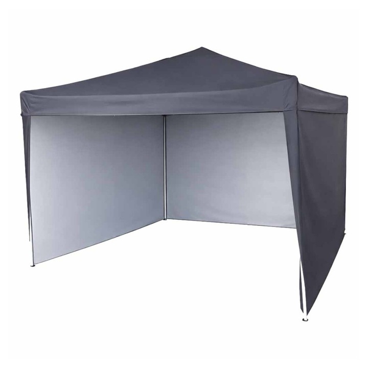 Pavilion gradina pliabil LUARO 3x3 m negru