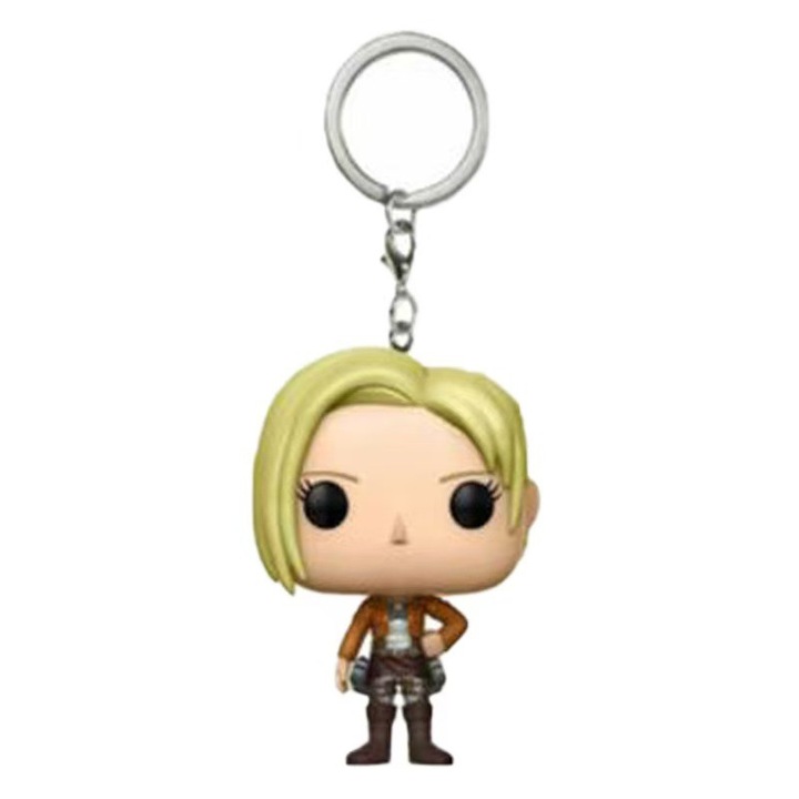 Breloc 3D din plus, design creativ, multicolor, set de 2 bucati