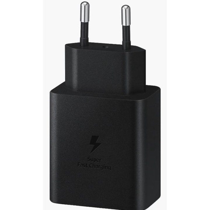Încărcător rețea rapid 45W, USB Type-C, negru