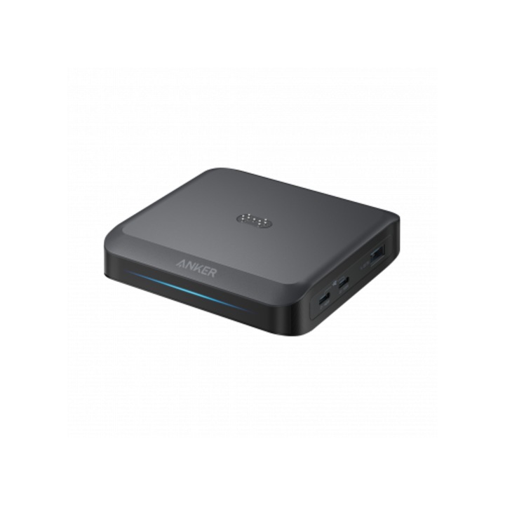Töltőbázis Anker Prime 150W-hoz, 3 porttal, ActiveShield 4.0, fekete