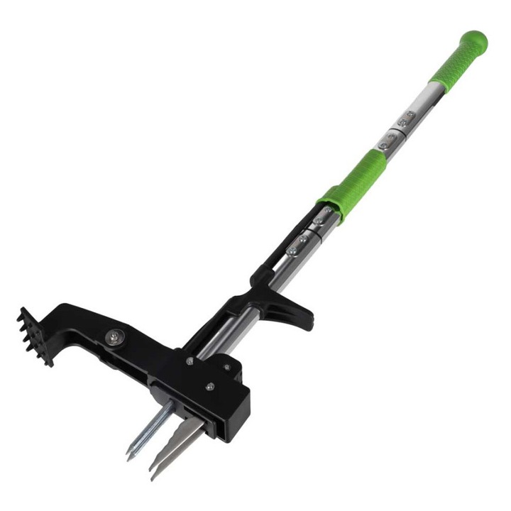 Teleszkópos gyomkihúzó, Luaro, 20 cm széles, 106 cm magas, ergonomikus