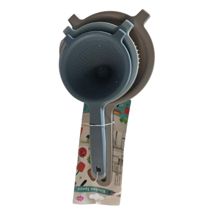 Set 3 site din plastic, Clini, 13x15x18cm, rezistente la căldură