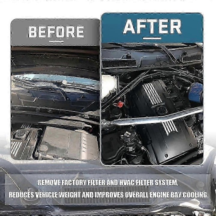 Kabinlégszűrő készlet 2 darab, BMW E81 E82 E88 E90 E91 E92 E93, fekete