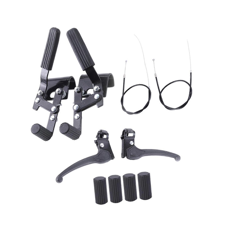 Set 2x Frane pentru Scaune cu Rotile, Instalare Usoara, Material Galvanizat, 7cm