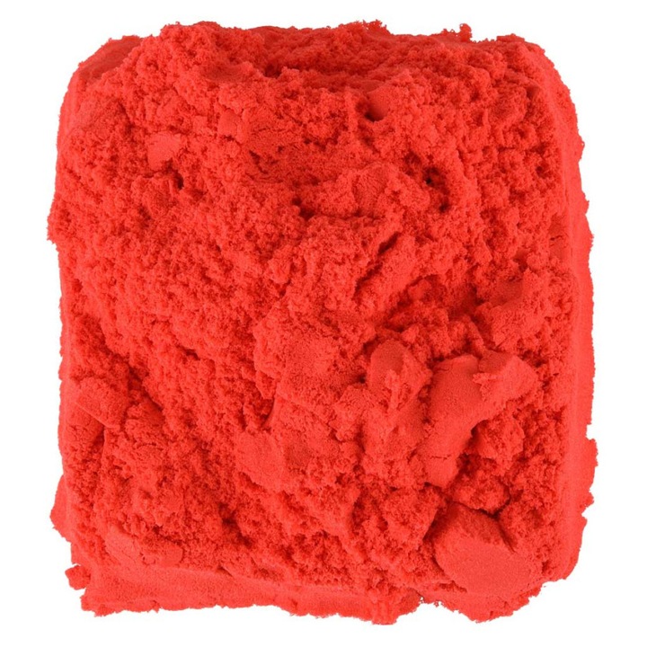 Nisip senzorial pentru copii 1kg culoare rosu