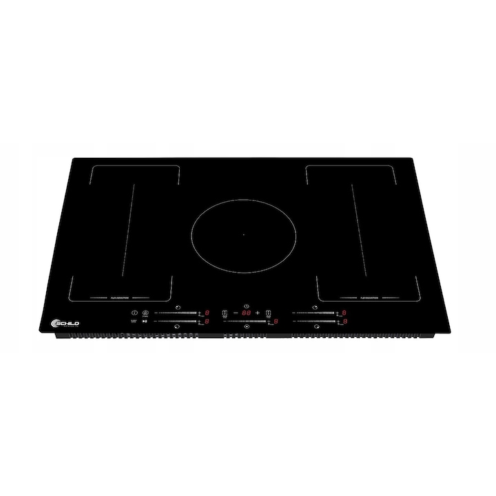 Plita inductie Schild 900SFI 7200W 5 zone flexibile negru 90x52x5,5cm