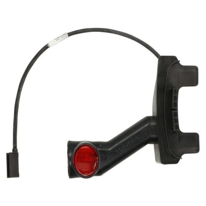 Lampa Gabarit Dreapta Alb/Portocaliu/Rosu Lungime Cablu 500mm Pe Brat Mediu-lung 12/24v (pentru Lampa Vignal LC8)