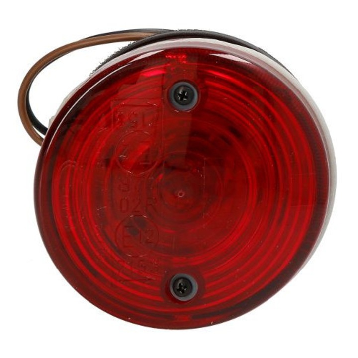 Lampa Gabarit Dreapta/Stanga Rosu Negru In Relief 12/24v