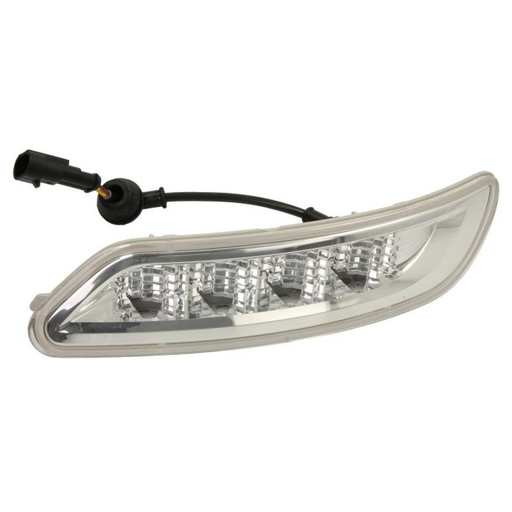 Lampa Gabarit Stanga Alb Led Negru In Relief 24v (acoperis)