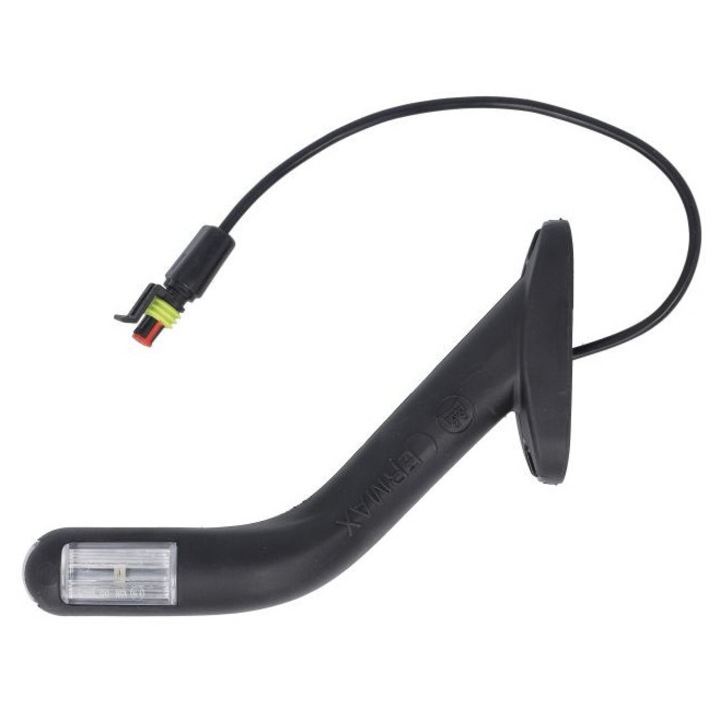 Lampa Gabarit Stanga Forma: Oval Alb/Portocaliu/Rosu Led Suprafata Lungime Cablu 300mm Pe Brat Lung 12/24v (conector: Su