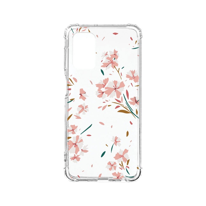 BestCase® Husa Anti Shock Compatibila cu Samsung Galaxy S20 FE, Floral - Pastel Rose, 754423 AS 2034
