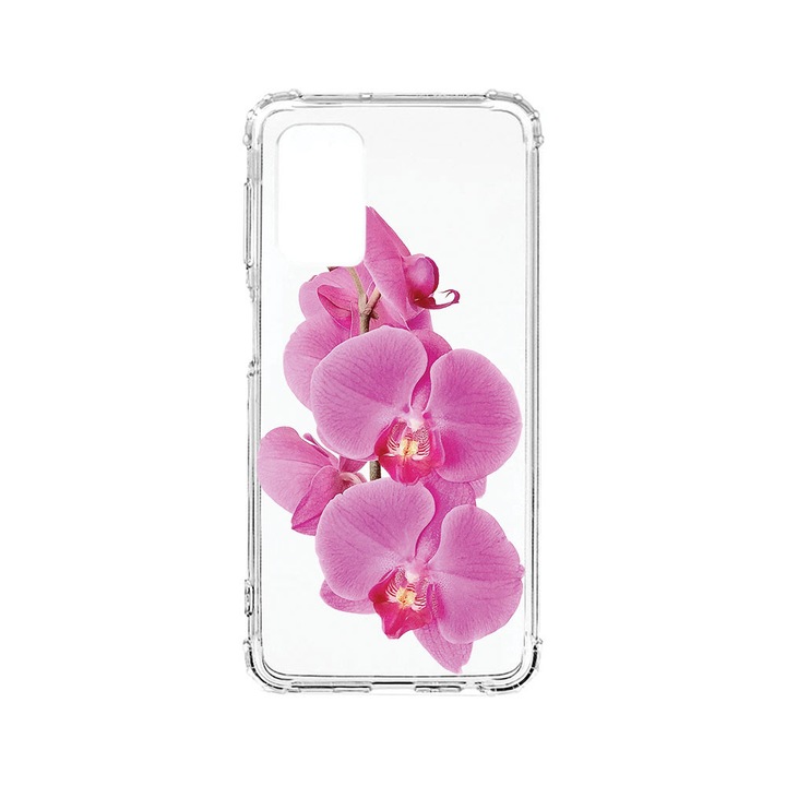 BestCase® Husa Anti Shock Compatibila cu Samsung Galaxy S20 FE, Floral - Minimalist Pink Orchid, 754423 AS 2065