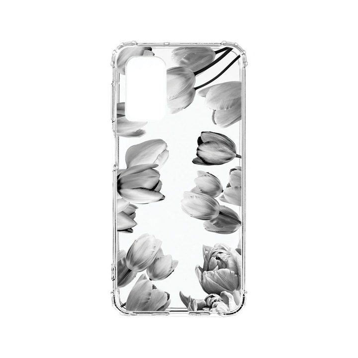BestCase® Husa Anti Shock Compatibila cu Samsung Galaxy S20 FE, Floral - Black Tulip, 754423 AS 2086