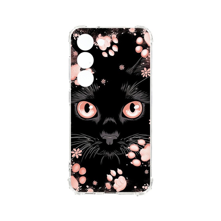 BestCase® Husa Anti Shock Compatibila cu Samsung Galaxy S21 FE, Black Cat, 1118479 AS 2015