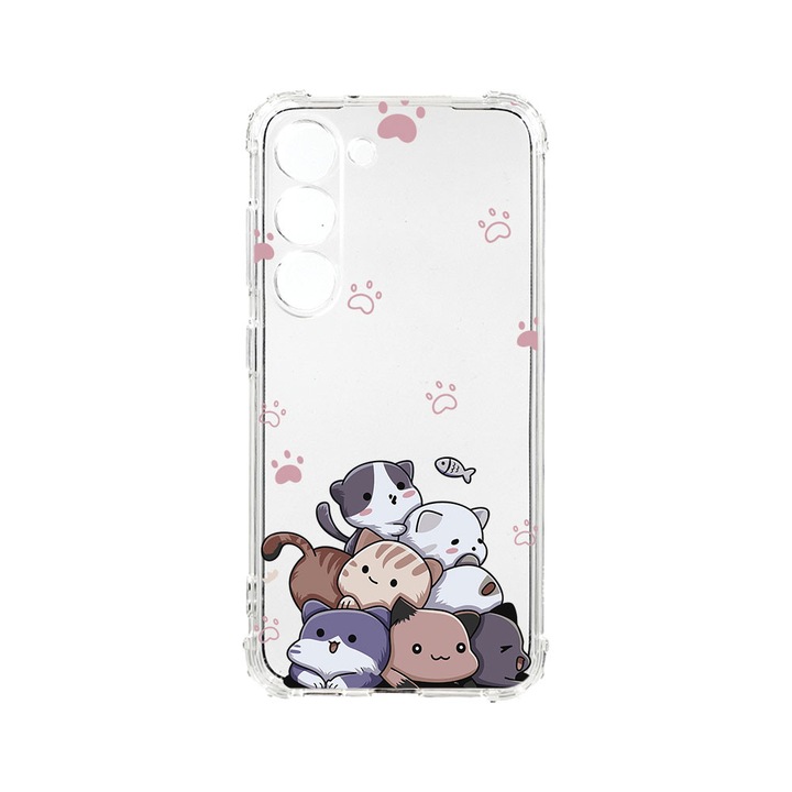 BestCase® Husa Anti Shock Compatibila cu Samsung Galaxy S21 FE, Baby Cats, 1118479 AS 2018