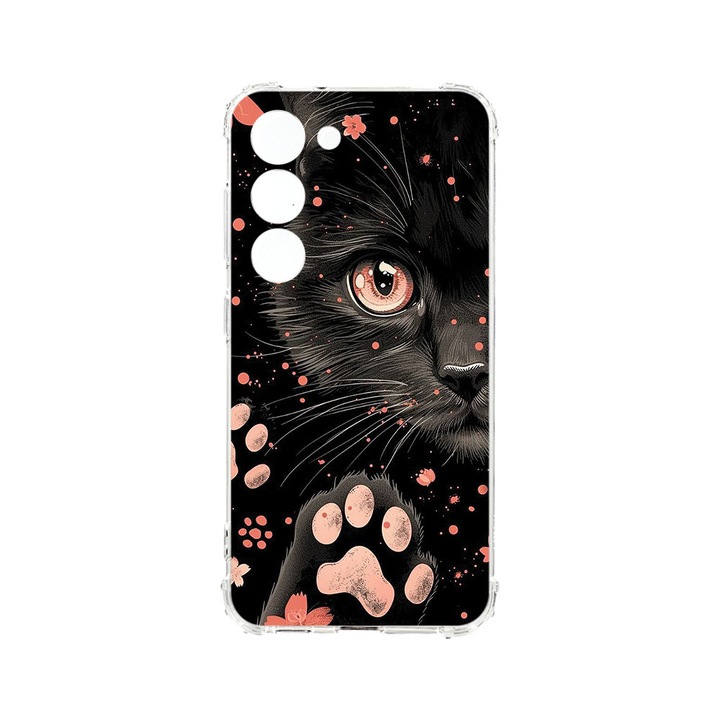 BestCase® Husa Anti Shock Compatibila cu Samsung Galaxy S21 FE, Black Cat, 1118479 AS 2014